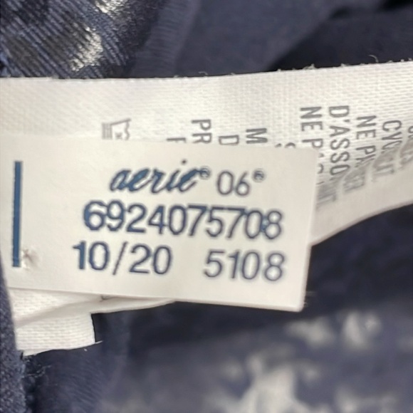 NWOT Offline By Aerie The Hugger High Waisted Crackle Leggings Navy Blue XL - Picture 14 of 15